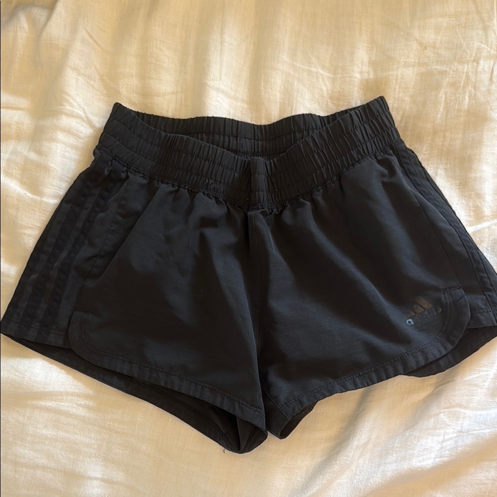 Adidas Black Athletic Shorts Lightweight Performance